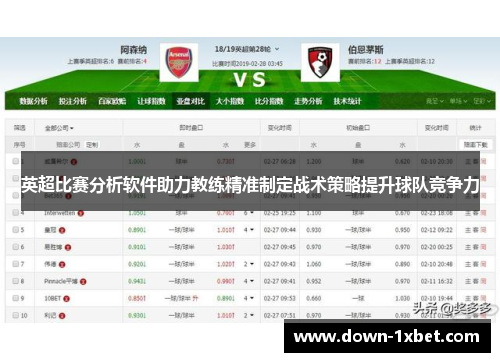 英超比赛分析软件助力教练精准制定战术策略提升球队竞争力